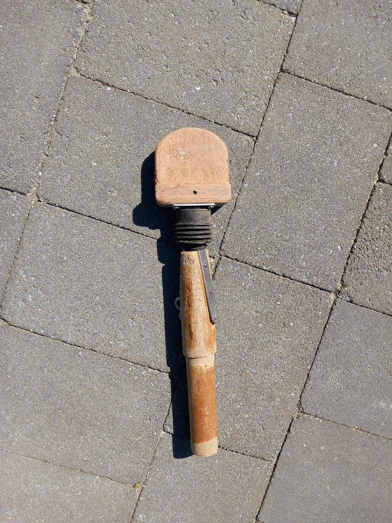 Klasieke mastvoet TenCate hout, Ophalen of Verzenden, Gebruikt, Overige typen, Minder dan 5 m²