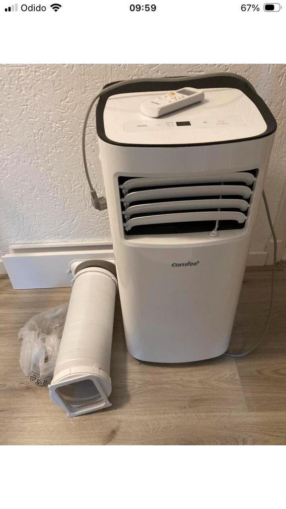 Comfee Mobiele Airco met Afstandsbediening, Witgoed en Apparatuur, Airco's, Minder dan 60 m³, 3 snelheden of meer, Ophalen of Verzenden