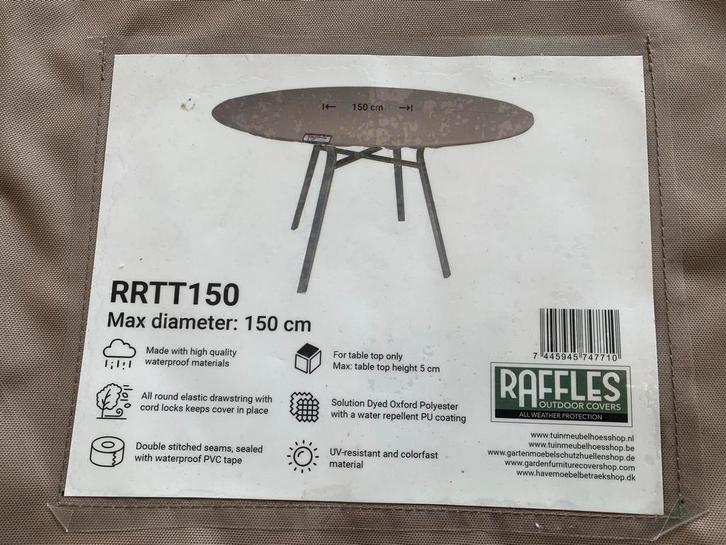 Raffles Tuinhoes Tafelblad Ø 150 cm - Nieuw, Tuin en Terras, Tuinmeubel-accessoires, Nieuw, Ophalen