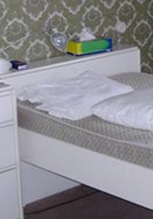 Auping senioren Bed 200 x 90, 50 hoog, Huis en Inrichting, Ophalen, Overige materialen, Gebruikt, 90 cm