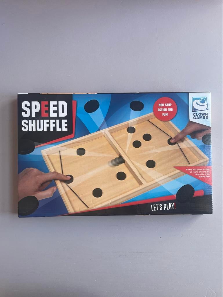 Speed Shuffle, Hobby en Vrije tijd, Gezelschapsspellen | Overige, Zo goed als nieuw, Een of twee spelers, Ophalen of Verzenden