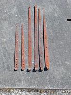 Oude scharnieren - punt elementen, Ophalen of Verzenden, Gebruikt, IJzer, Scharnier