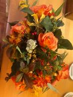 Zijdebloemen in schaal, Huis en Inrichting, Woonaccessoires | Kunstplanten en Kunstbloemen, Ophalen, Gebruikt, Binnen