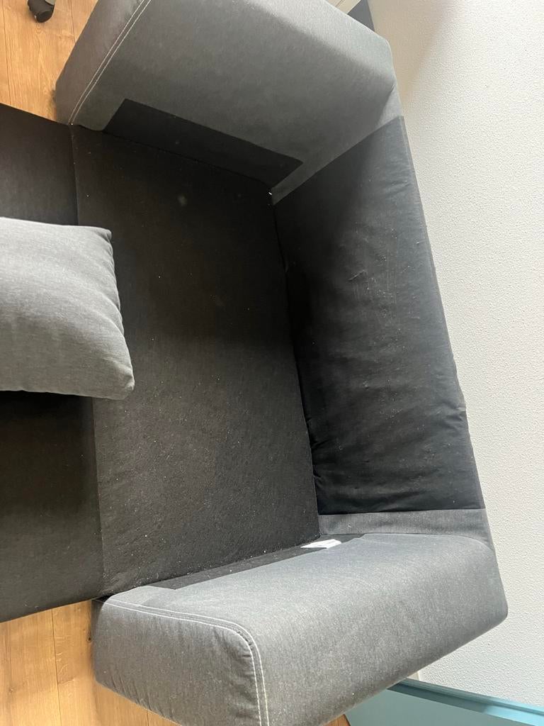 IKEA ASKEBY 2-zits slaapbank - Compact & Praktisch, Ophalen, Gebruikt, Tweepersoons, Grijs