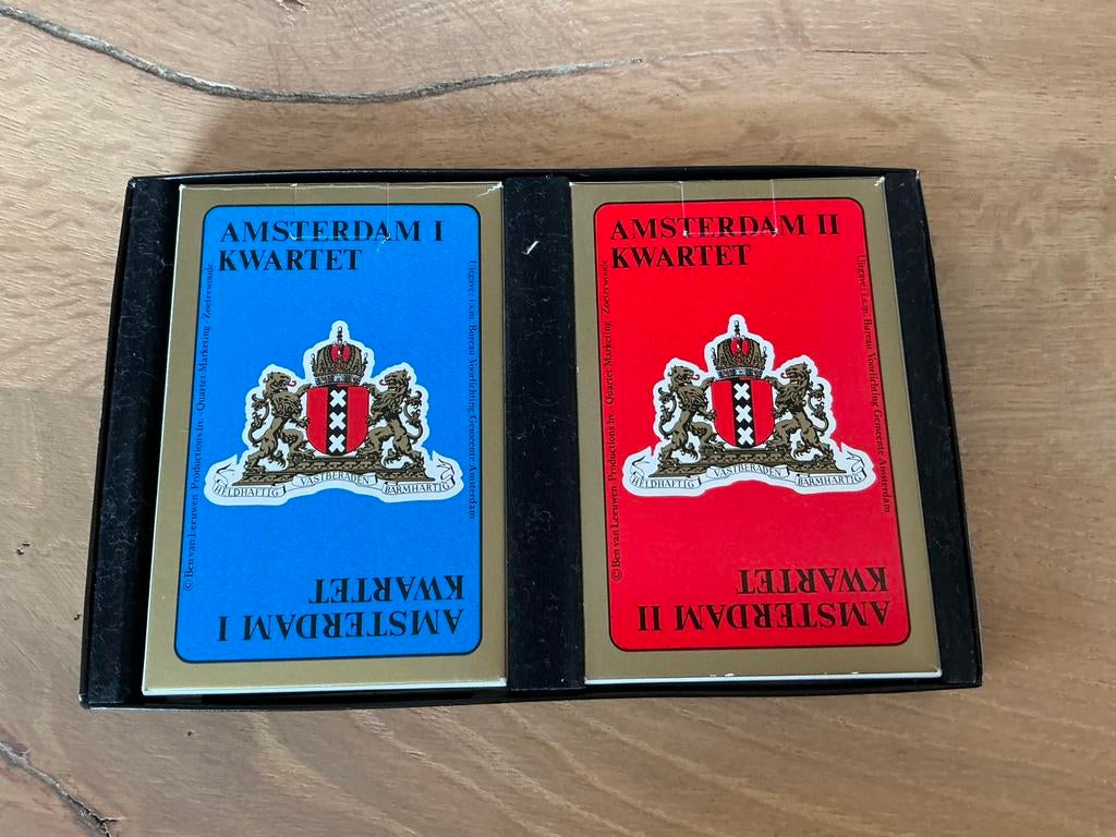 Kwartetspel Amsterdam 1 en 2, Ophalen, Zo goed als nieuw, Kwartet(ten)
