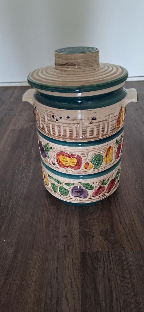 Rumtopf met deksel, vintage, Ophalen