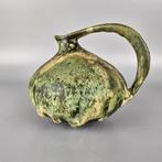 Vintage West-Duitse Fat Lava vaas. Ruscha 313 groen, Ophalen of Verzenden