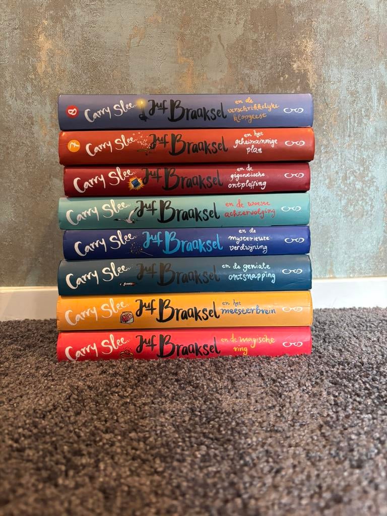 Juf Braaksel, complete serie deel 1 t/m 8, Ophalen of Verzenden, Zo goed als nieuw