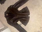 Vintage leather jack, Kleding | Dames, Ophalen of Verzenden, Zo goed als nieuw, Bruin