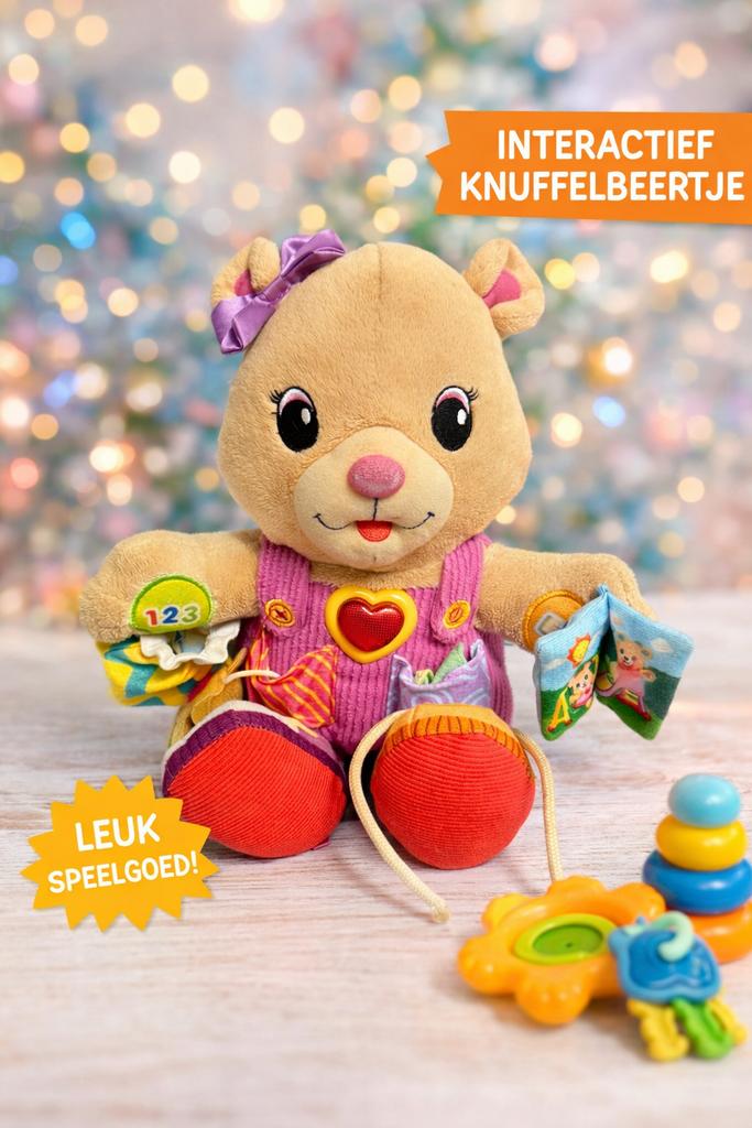 VTech Interactief Knuffelbeertje - Leuk Speelgoed!, Ophalen of Verzenden, Zo goed als nieuw, 0 tot 6 maanden