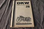 DKW KM 125 175 1932 motorrad ersatzteil liste parts list, Ophalen of Verzenden, Overige merken