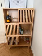 Compartment Cabinet Brown Bamboo, Ophalen, 100 tot 150 cm, 50 tot 100 cm, Zo goed als nieuw