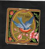 Blue Bird   etiket, Ophalen of Verzenden, Gebruikt, Sigarenbandjes