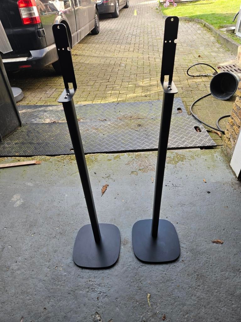 Set van 2 zwarte speaker standaarden, Muziek en Instrumenten, Ophalen, Speaker