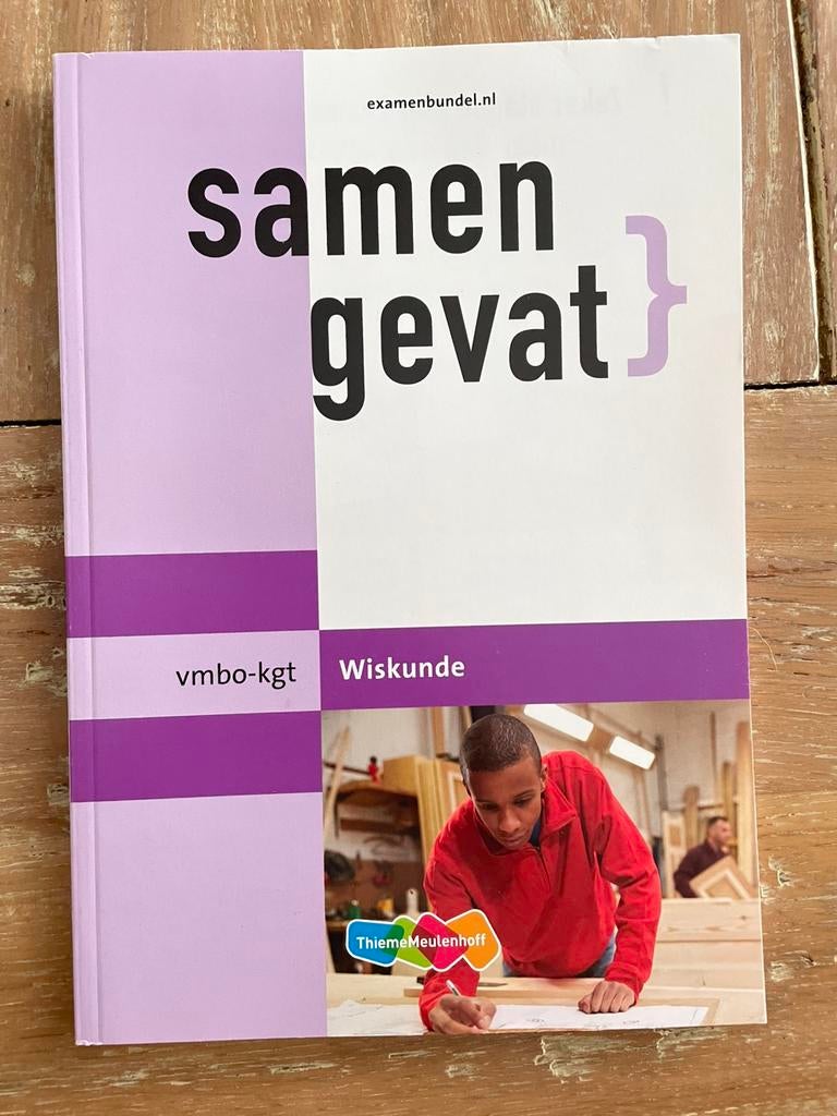 Samengevat vmbo-kgt Wiskunde, VMBO, Wiskunde A, Ophalen of Verzenden, Nieuw