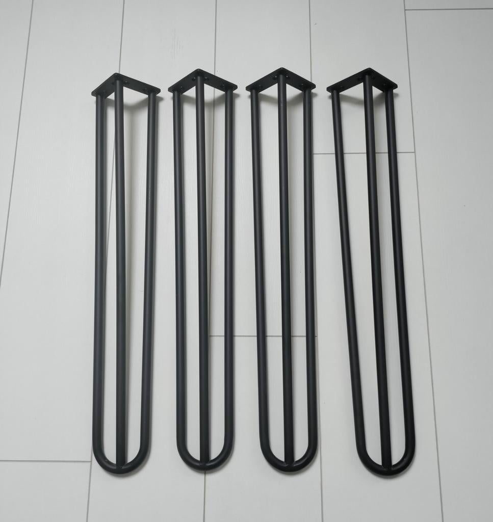 Hairpin tafelpoten, Ophalen, 50 tot 100 cm, Rond, 50 tot 100 cm