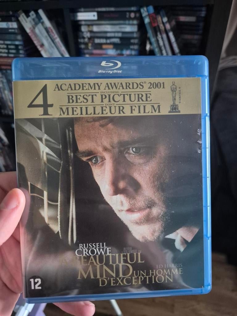 A Beautiful Mind Russell Crowe Ron Howard Ed Harris classic, Ophalen of Verzenden, Zo goed als nieuw