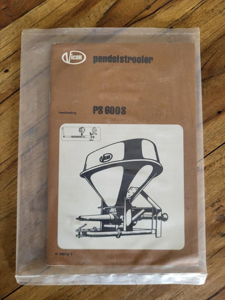 Vicon pendelstrooier PS 600 S handleiding, Ophalen of Verzenden