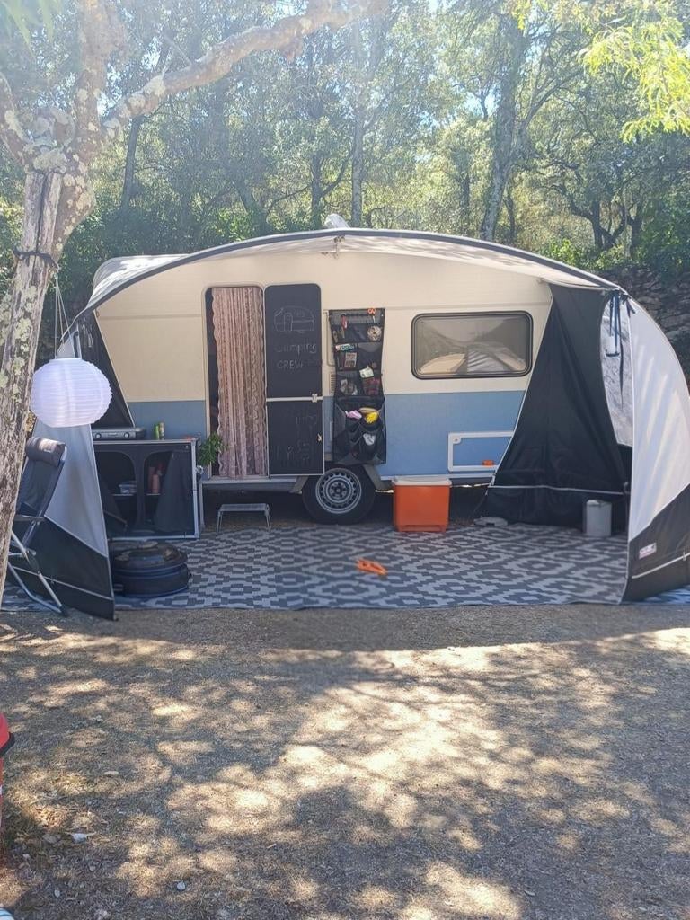 Unico Verona caravan luifel/voortent met voorwand, Ophalen