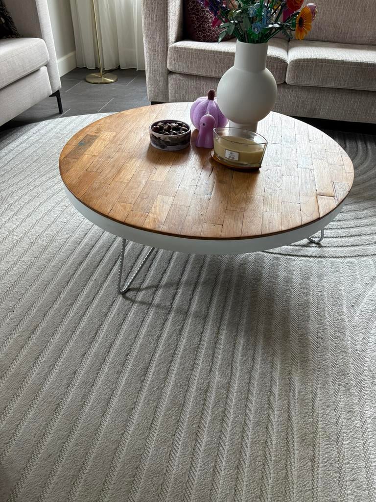 Salontafel, Huis en Inrichting, Tafels | Salontafels, Ophalen, Gebruikt, Rond, Minder dan 50 cm