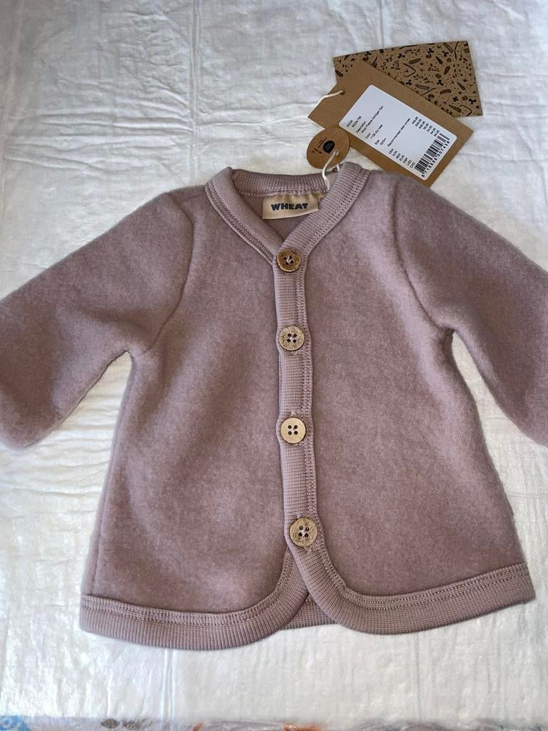 Wheat wool cardigan - Antique Pink, Kinderen en Baby's, Ophalen of Verzenden, Nieuw, Jongetje of Meisje, Jasje