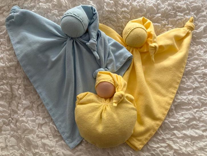 Zachte Waldorf pop/knuffel speendoekje,bajazzo,lappenpop etc, Kinderen en Baby's, Kraamcadeaus en Geboorteborden, Nieuw, Kraamcadeau