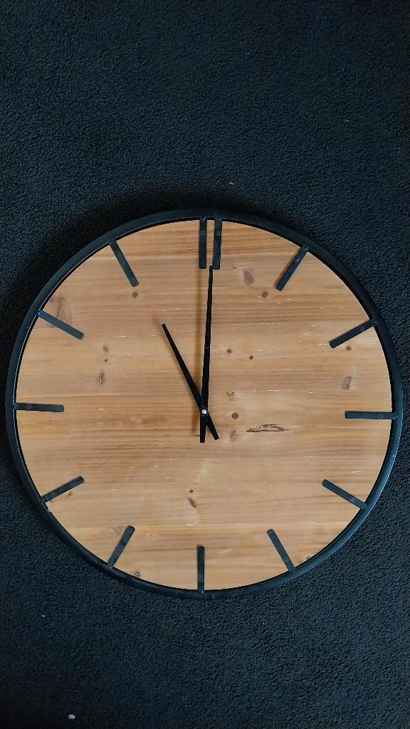 Klok, Huis en Inrichting, Woonaccessoires | Klokken, Ophalen, Nieuw, Analoog, Wandklok