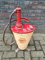 Oude Shell oliepomp jaren 50-60, Verzamelen, Ophalen, Gebruikt