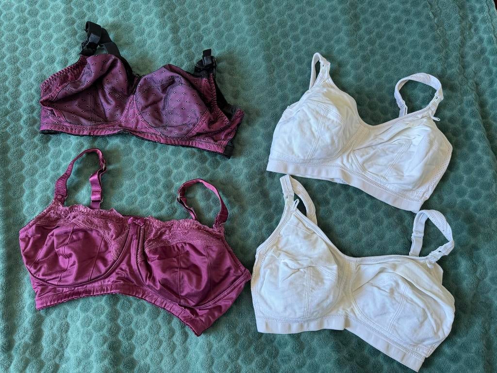 4 Borstvoedingsbeha's Maat 75F - Hot Milk, Freya, Anita, Ophalen of Verzenden, Rood, BH