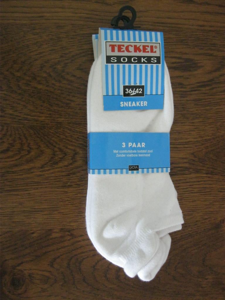 sokken, Kleding | Dames, Sokken en Kousen, Lycra, Wit, Nieuw, Maat 39 t/m 42