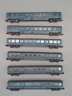 6 stuks Minitrix NS rijtuigen, Gebruikt, Gelijkstroom, Trix, Wagon