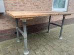 Bureau / tafelpoten industieel steigerbuis, Ophalen, Gebruikt