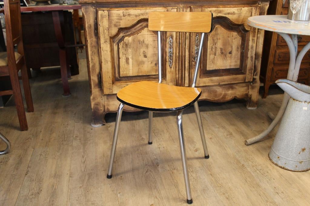 Brocante - Twee Vintage Formica-stoelen!, Verzamelen, Retro, Huis en Inrichting, Ophalen