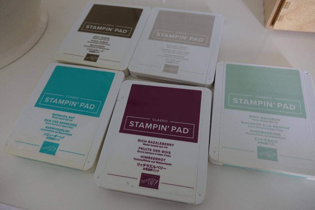 Stampin’up inkpads, Ophalen of Verzenden, Zo goed als nieuw, Inkt, Foam of Stempelhouder