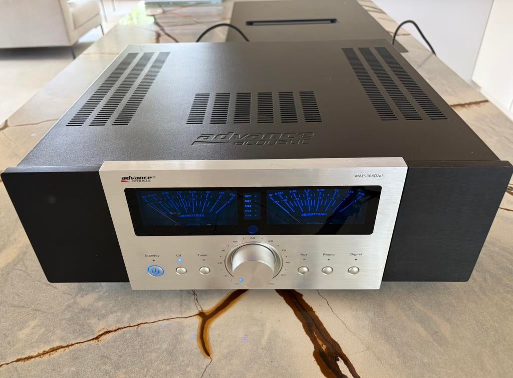 Advance Acoustic MAP 305 DAII Versterker - met DAC, Audio, Tv en Foto, Versterkers en Receivers, Ophalen of Verzenden, Gebruikt