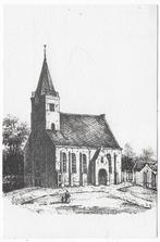 Alblasserdam Kerk met oude toren    Ansichtkaart  (B7965), Verzamelen, Ansichtkaarten | Nederland, Ophalen of Verzenden, 1980 tot heden