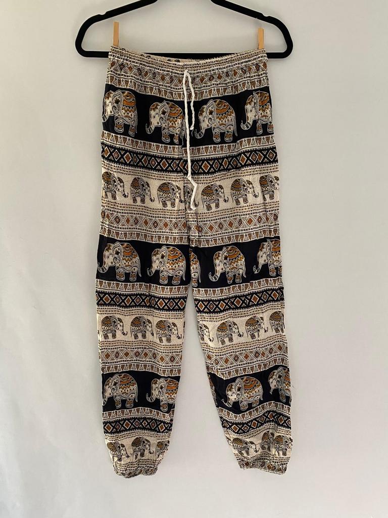 Olifanten harem broek – boho – XS/S – comfy & festival vibes, Overige kleuren, Ophalen of Verzenden, Zo goed als nieuw, Maat 34 (XS) of kleiner