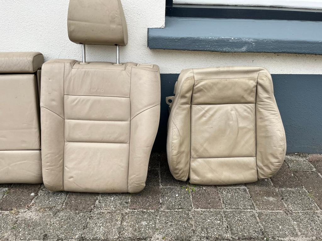 Golf 4/Bora Beige Recaro Stoelen, Auto-onderdelen, Interieur en Bekleding, Ophalen, Gebruikt, Volkswagen
