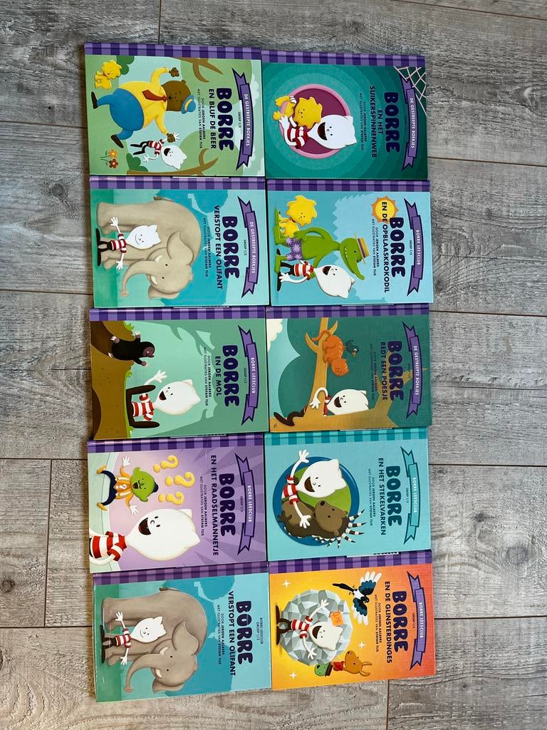 Borre leesclub boeken - 10-delige set groep 1/2, Ophalen, Zo goed als nieuw, Fictie algemeen