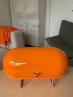 Wesco oranje broodtrommel, Gebruikt, Ophalen of Verzenden, Metaal, Broodtrommel