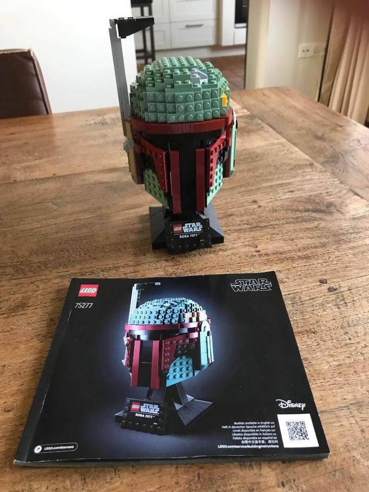 Lego Star Wars 75277 Boba Fett Helm met boekje, Kinderen en Baby's, Speelgoed | Duplo en Lego, Zo goed als nieuw, Lego, Complete set