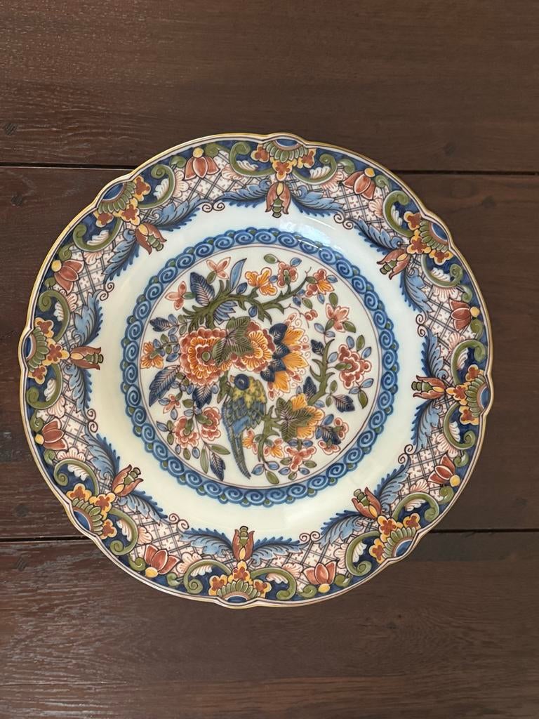 Makkum hand beschilderd wandbord, Ophalen of Verzenden