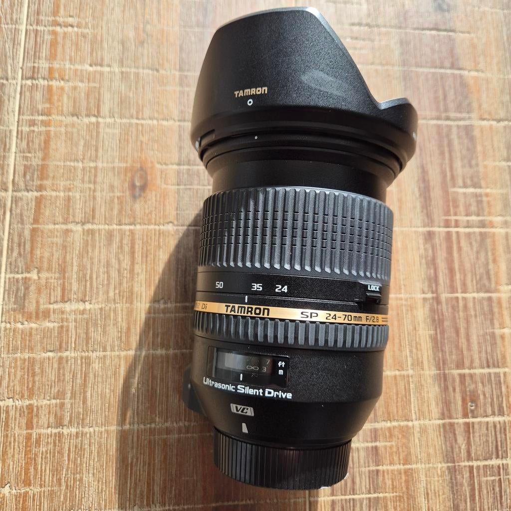 Tamron SP 24-70 f2.8 DI VC USD Nikon F mount zgan., Audio, Tv en Foto, Fotografie | Lenzen en Objectieven, Ophalen of Verzenden