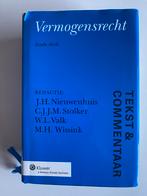 Tekst en commentaar vermogensrecht zesde druk, Boeken, Studieboeken en Cursussen, Ophalen of Verzenden, Gamma, Gelezen, WO