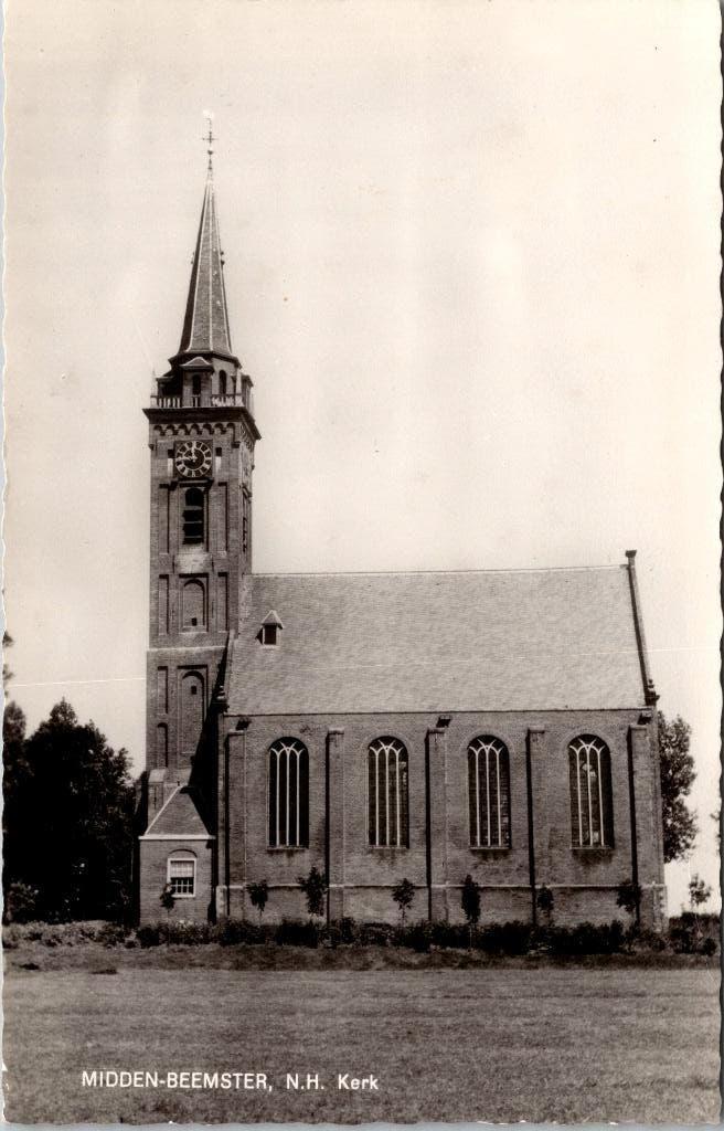 Midden Beemster - N.H. Kerk, Verzenden, 1960 tot 1980, Ongelopen, Noord-Holland