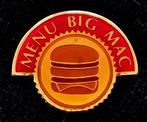 Menu Big Mac pin, Verzamelen, Verzenden, Nieuw, Transport, Speldje of Pin