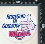 Sticker: Maxis - Reuzegoed en goedkoop, Ophalen of Verzenden, Zo goed als nieuw, Bedrijf of Vereniging