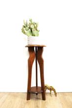 Art Deco stijl plantentafel. Houten vintage tafeltje, Ophalen, O, O, O