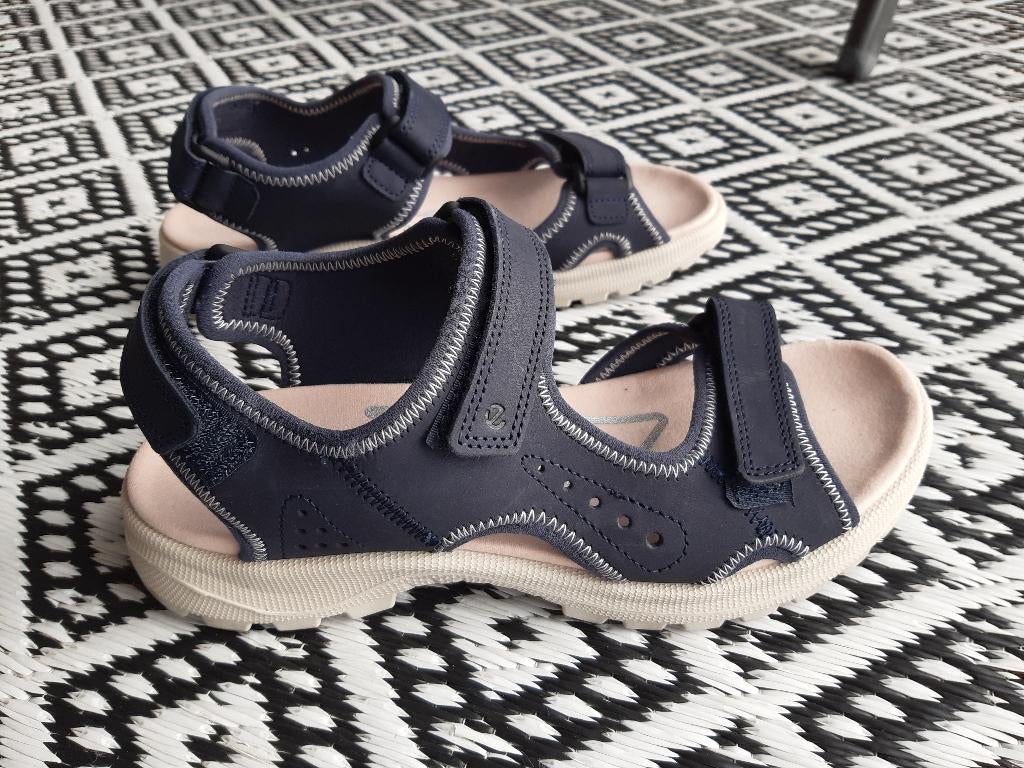 sandalen Ecco, in nieuwstaat, Kleding | Dames, Schoenen, Ecco, Blauw, Zo goed als nieuw, Sandalen of Muiltjes