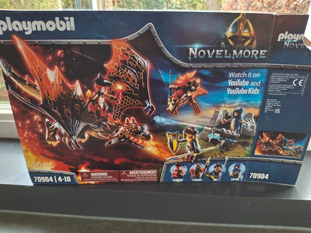 Playmobil Novelmore 70904 Draak compleet met doos, Ophalen of Verzenden